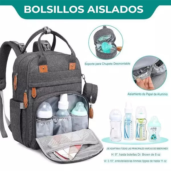 BabyPort® - Bolso Cuna Pañalera 3 en 1